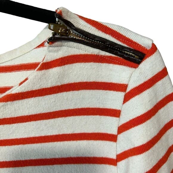 Revolve Massimo Dutti Anchor Print Striped Boatneck Sweater - Picture 3 of 7